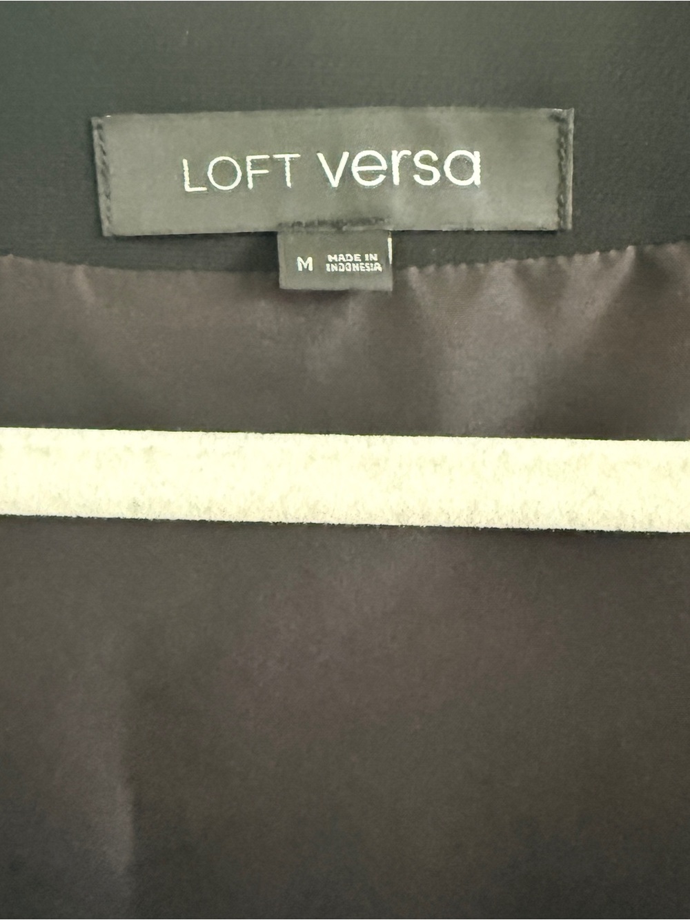 LOFT Black Button-Front Vest - Picture 2 of 3